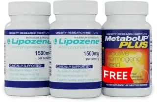 Lipozene product packaging