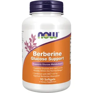 NOW Berberine Glucose Support product packaging